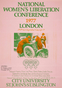 Poster for National Women's Liberation Movement conference, London 1977.